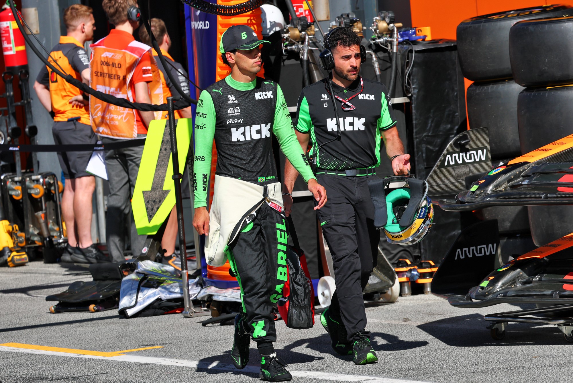 Gabriel Bortoleto (BRA) Sauber.