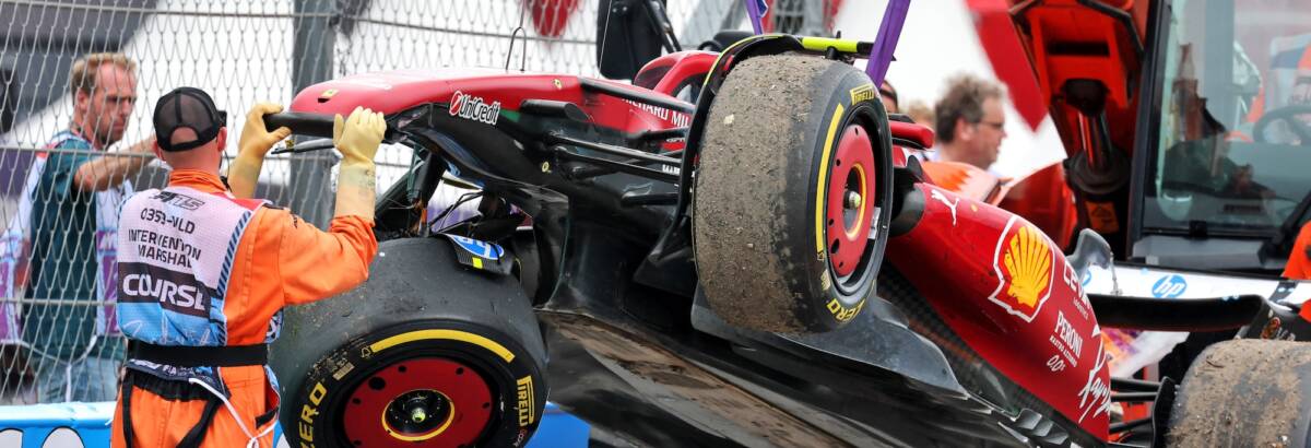 F1: Ferrari sem pontos em Zandvoort, após abandono dos dois pilotos