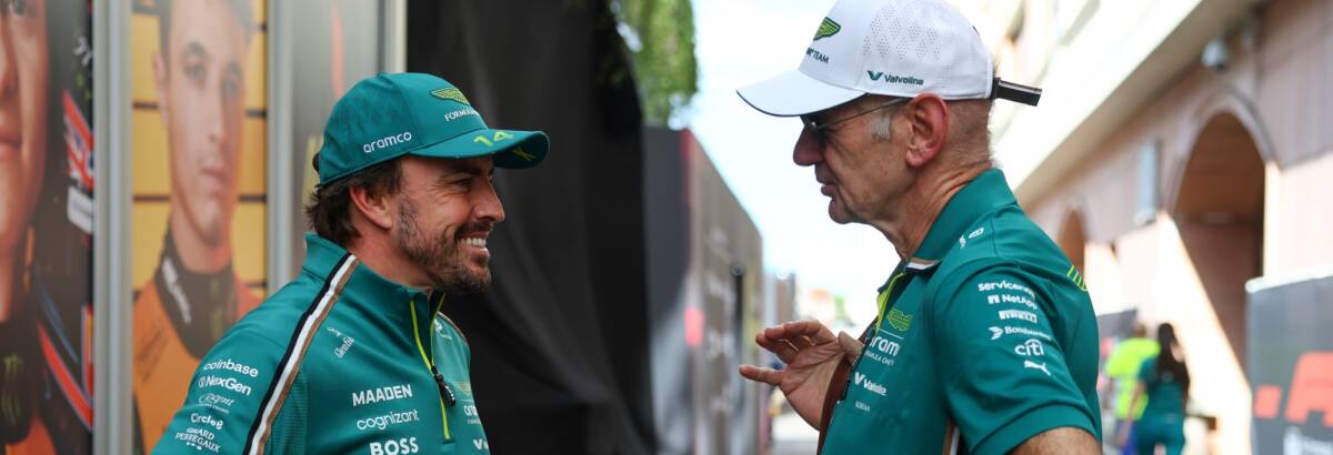 F1: Alonso vê promoção de Newey na Aston Martin como “passo lógico”