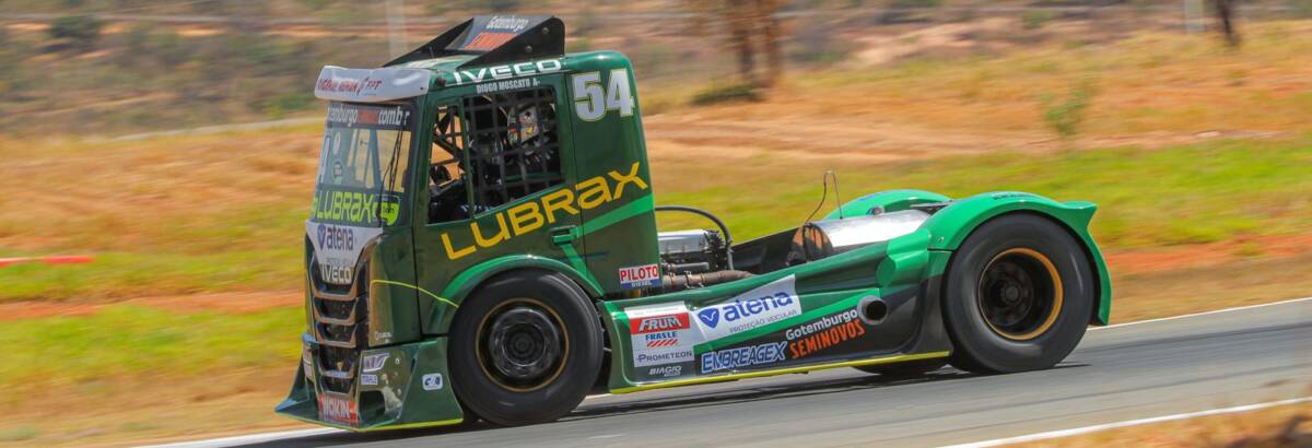 Diogo Moscato larga na segunda fila da Copa Truck em Curvelo com o Time Lubrax