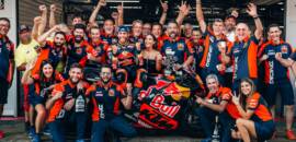 MotoGP: Bastianini celebra “primeiro pódio de verdade com a KTM” na Catalunha