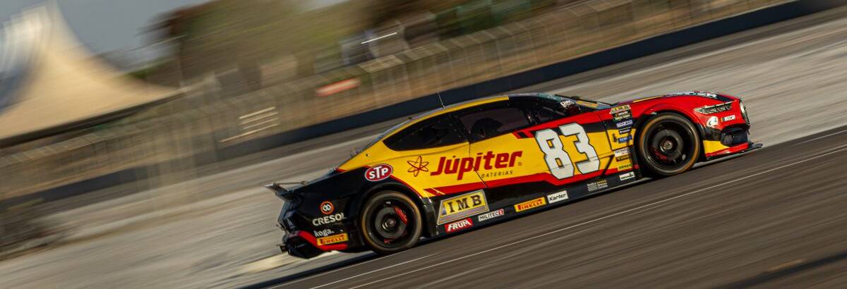 Gabriel Casagrande aprova ritmo nos treinos da NASCAR Brasil no oval de Curvelo