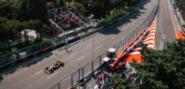 F1: Norris é mais rápido e puxa dobradinha da McLaren no TL1 do GP do Azerbaijão