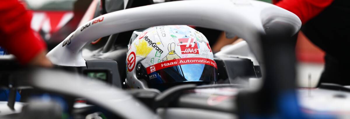 F1: Grosjean se emociona com homenagem em teste com a Haas