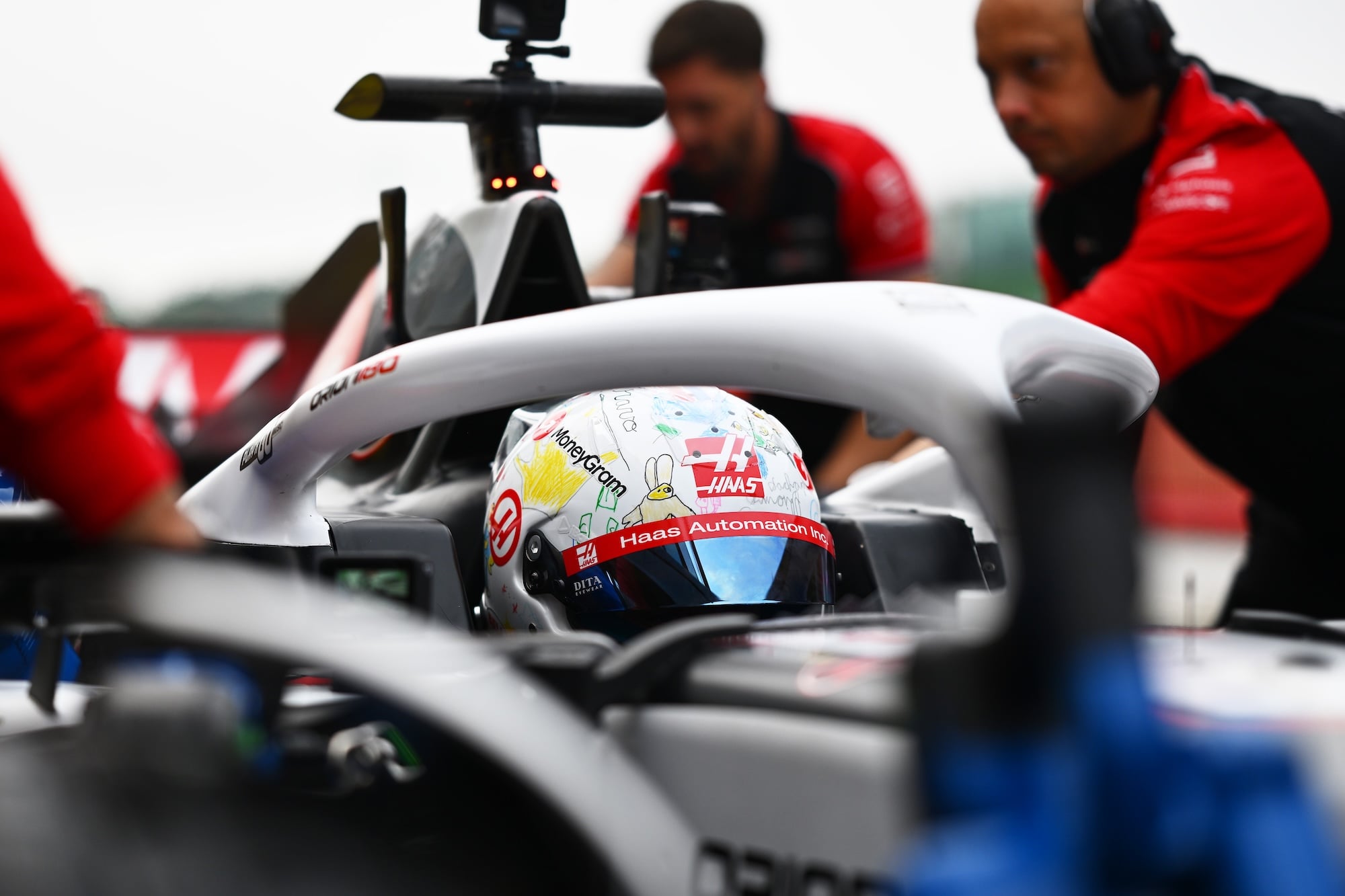 F1: Grosjean recebeu visita surpresa em seu teste com a Haas em Mugello