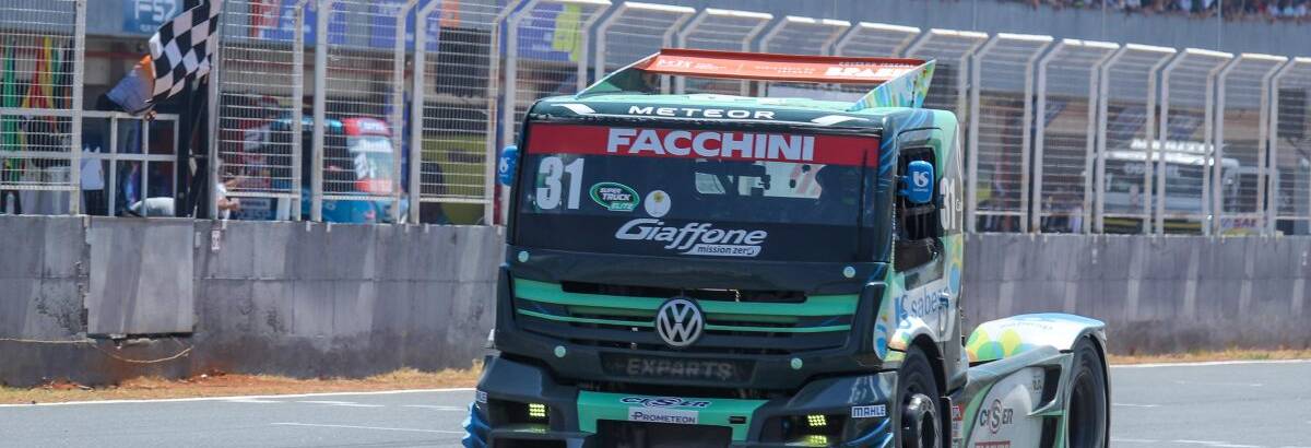 Pole e vencedor da última etapa em Londrina, Nic Giaffone volta ao Paraná em busca novo triunfo na Copa Truck