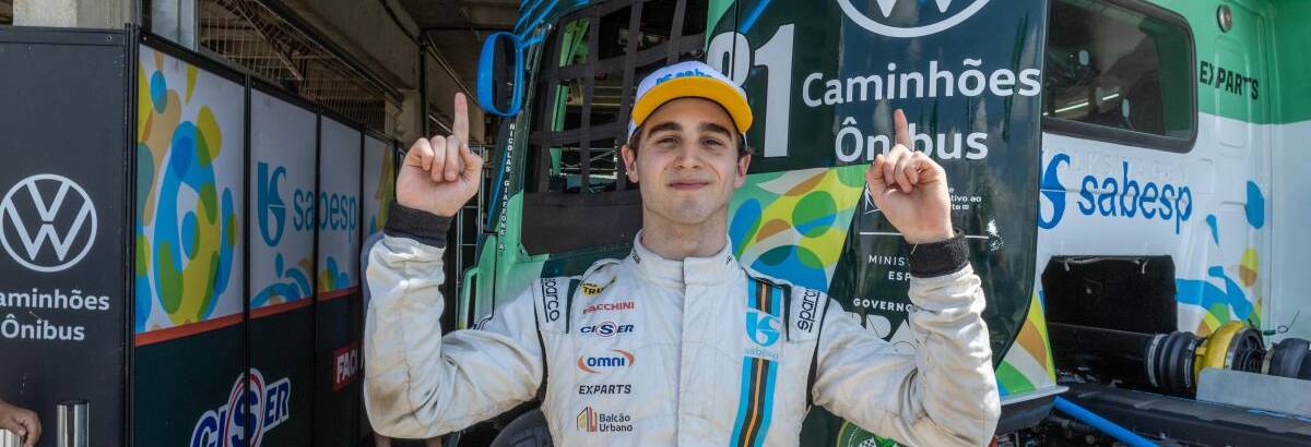 Estreante em Curvelo, Nic Giaffone crava sua terceira pole position na Copa Truck
