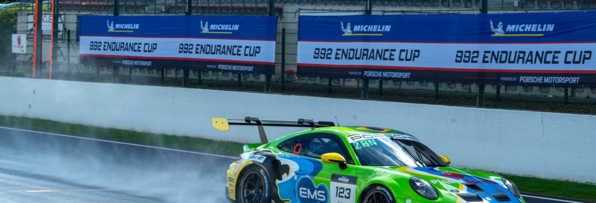 Tripulação com Gustavo Zanon e Leo Sanchez faz P2 na classe nas 12H de Porsche em Spa