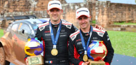WRC: TOYOTA GAZOO Racing conquista dobradinha no Paraguai e segue firme na liderança do campeonato