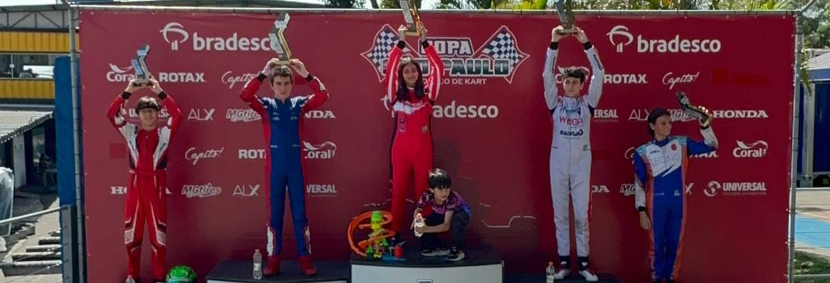 Marcella Assumpção vence de forma dominante sétima etapa da Copa São Paulo Bradesco de Kart