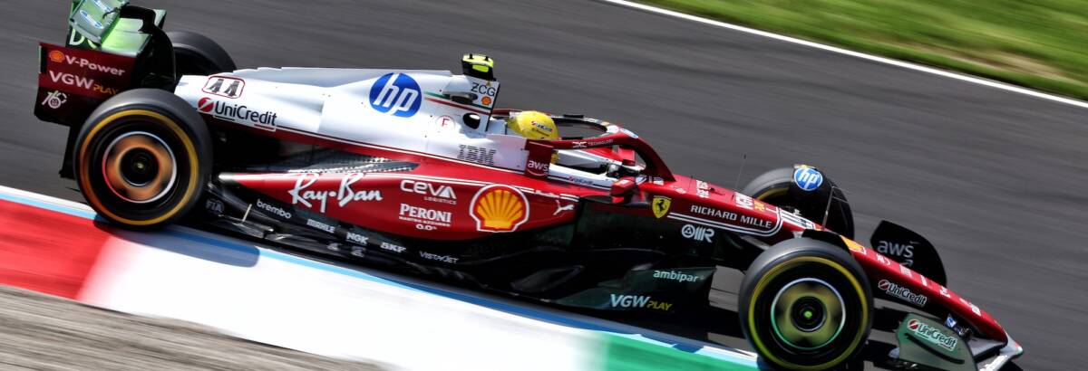 F1: Hamilton lidera dobradinha da Ferrari no primeiro treino do GP da Itália