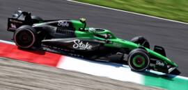 F1: Bortoleto bate na trave do top-10 e fica em 11º no TL1 do GP da Itália