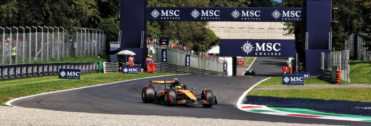 F1: Norris lidera último treino do GP da Itália com Bortoleto em 6º