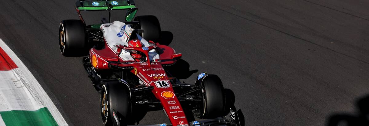F1: Papa recebe volante de Leclerc em visita especial de John Elkann