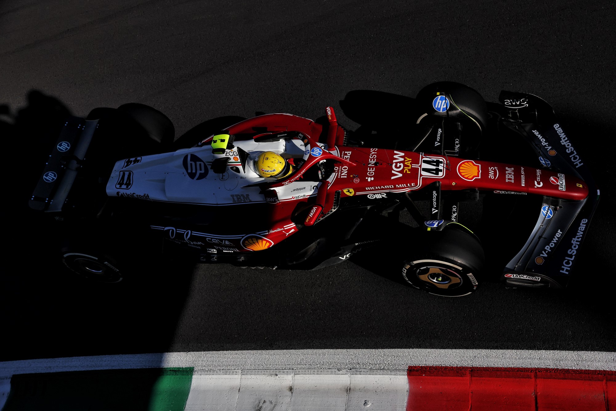 F1: "Precisarei de uma boa largada", disse Hamilton sobre penalidade que cumprirá em Monza Lewis Hamilton (GBR) Ferrari SF-25.