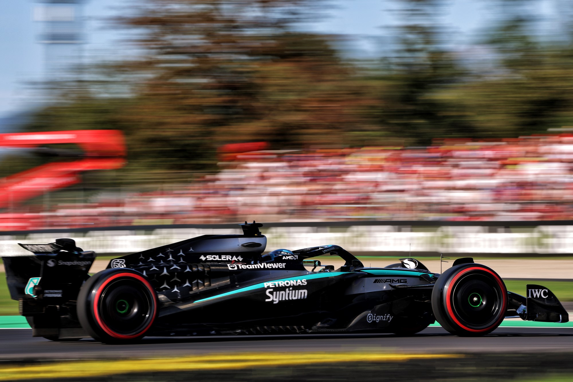 F1: Russell diz que quinto lugar era "máximo" para Mercedes em Monza George Russell (GBR) Mercedes AMG F1 W16.