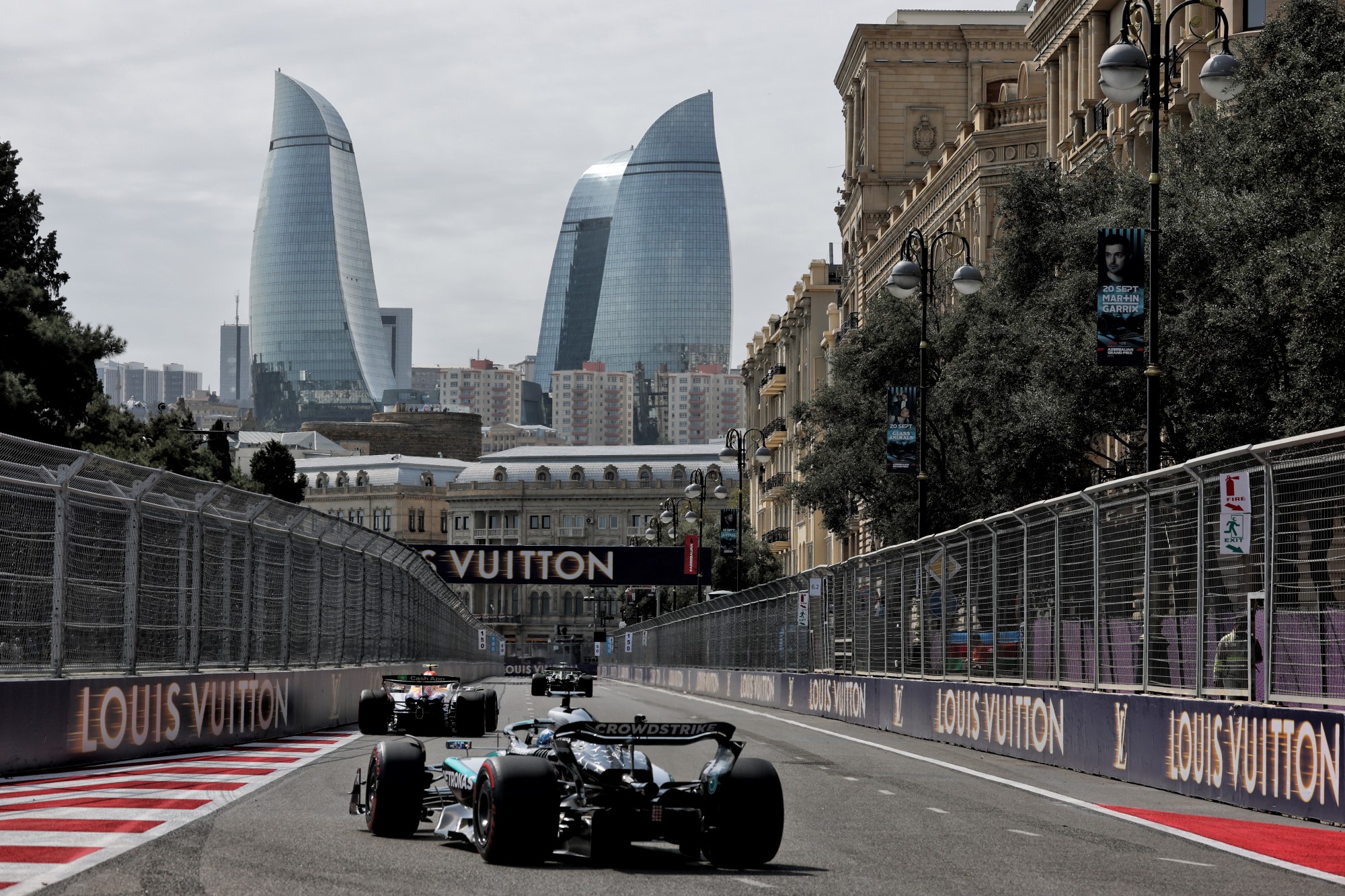 Galeria: Confira as imagens do primeiro dia da F1 no Azerbaijão George Russell (GBR) Mercedes AMG F1 W16.