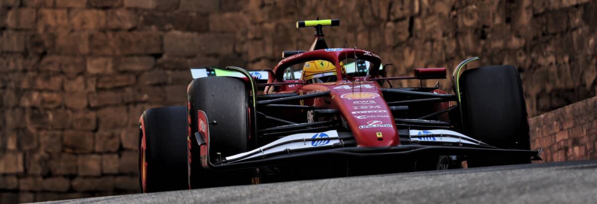 F1: Hamilton lidera dobradinha da Ferrari no TL2 do GP do Azerbaijão
