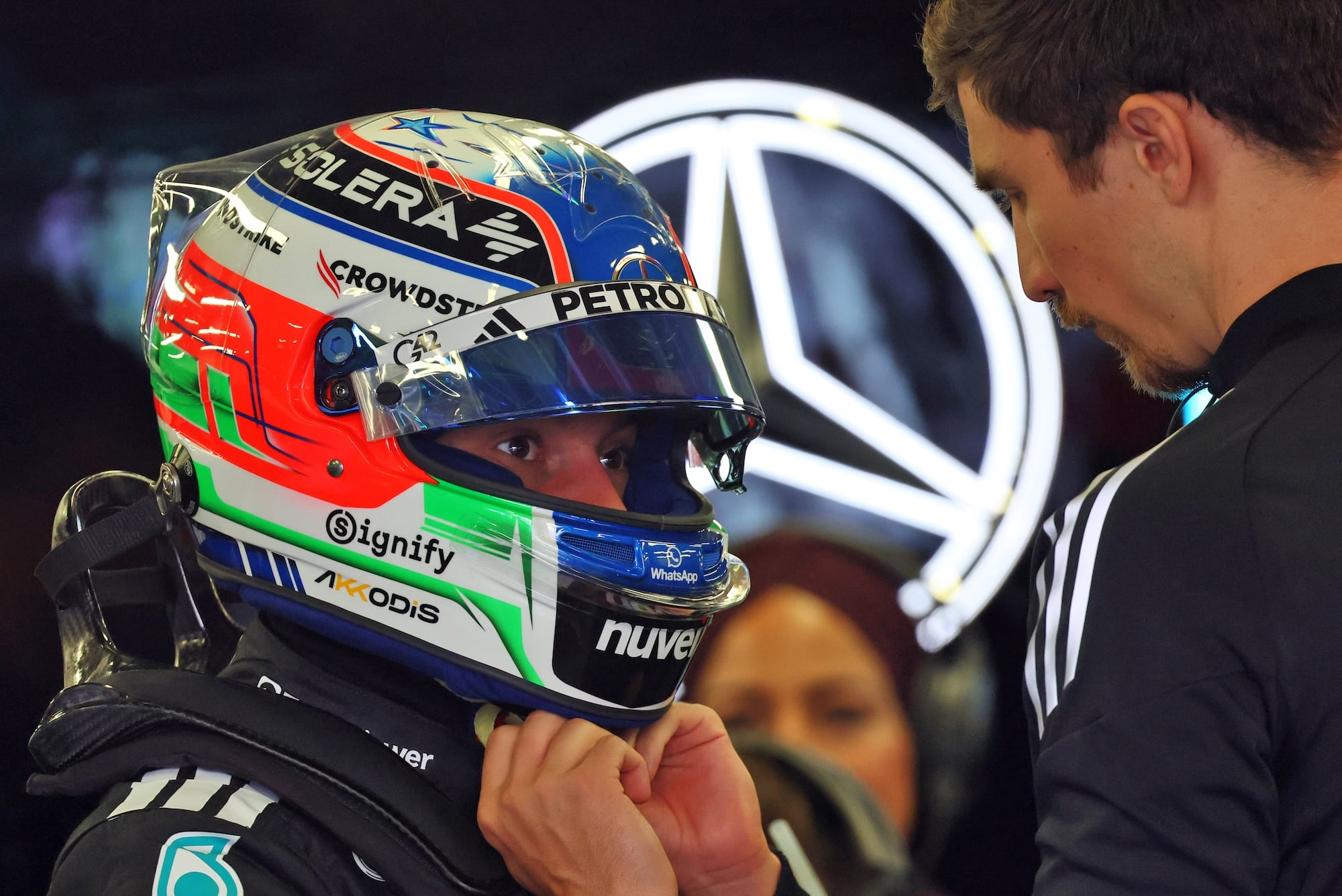 F1: Reunião interna ajudou Antonelli a reencontrar desempenho fora da Europa Andrea Kimi Antonelli (ITA) Mercedes AMG F1.