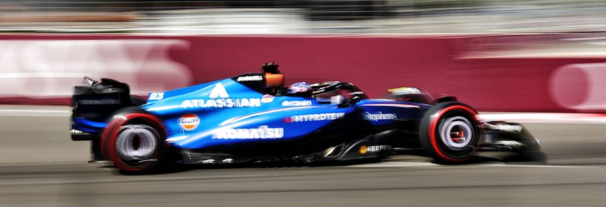 F1: Punição frustra Albon em fim de semana de chances perdidas no Azerbaijão