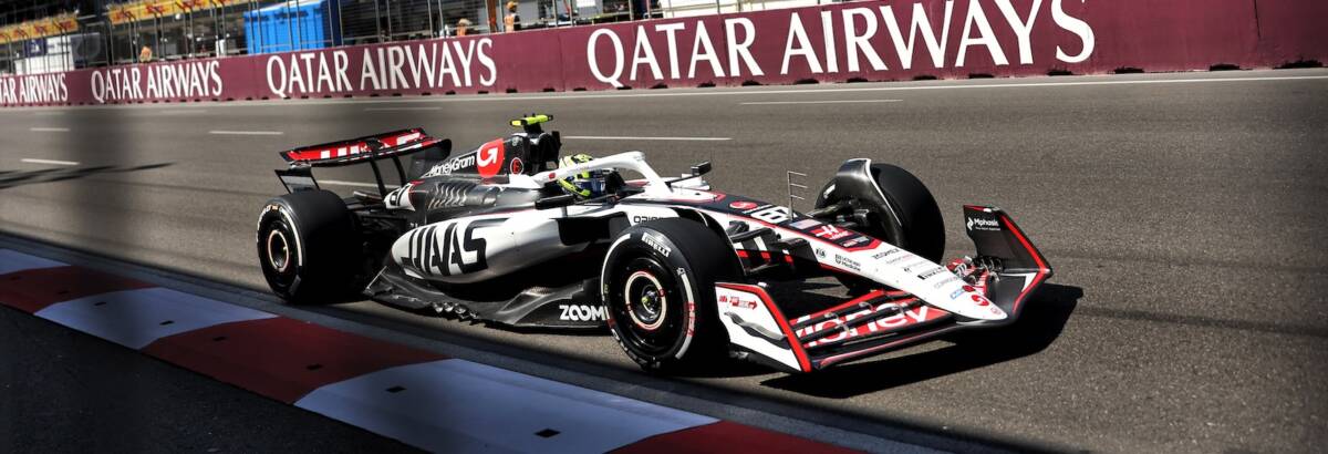 F1: Haas lamenta erros e larga fora do top 10 em Baku
