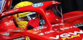 F1: Hamilton aposta na chuva para quebrar jejum de pódios na Ferrari