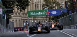 F1: Verstappen garante a pole em qualificação caótica no Azerbaijão; Sainz larga em segundo