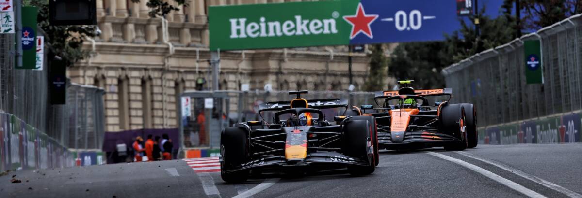 F1: Verstappen garante a pole em qualificação caótica no Azerbaijão; Sainz larga em segundo