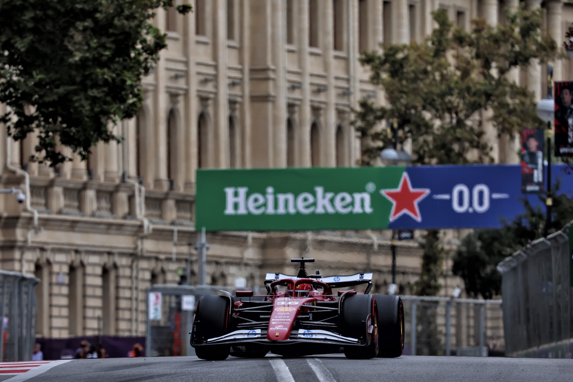 F1: Fotos do sábado do GP do Azerbaijão 2025 Charles Leclerc (MON) Ferrari SF-25.