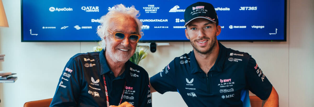 F1: Gasly renova contrato com a Alpine até 2028