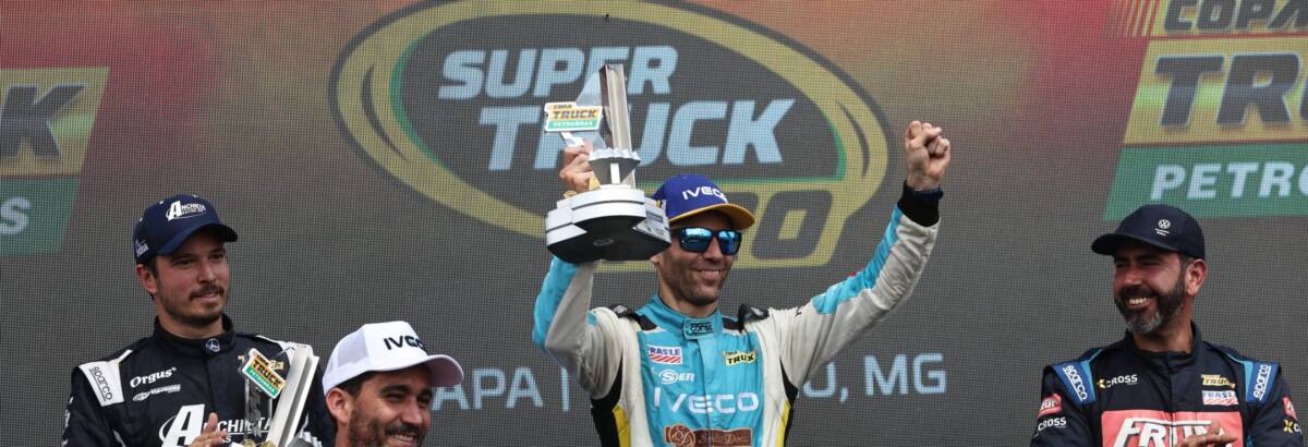 Copa Truck: Dirani ultrapassa na volta final e vence com a Iveco Usual Racing em Curvelo