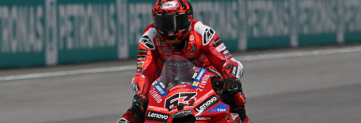 MotoGP: Bagnaia lamenta furo de pneu, mas se diz satisfeito por trabalho na Malásia