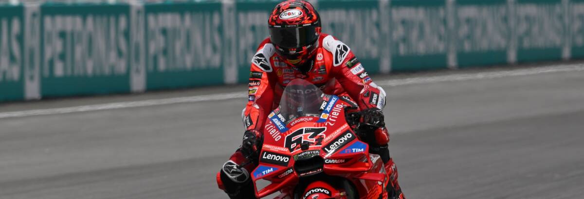 MotoGP: Bagnaia vence Sprint na Malásia e Márquez garante vice-campeonato