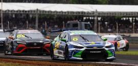 Stock Car: Cacá Bueno conquista top-10 em corrida na chuva em Campo Grande