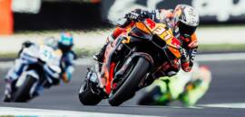 MotoGP: Acosta diz que pilotou em apenas “70%” e mesmo assim terminou sem pneus