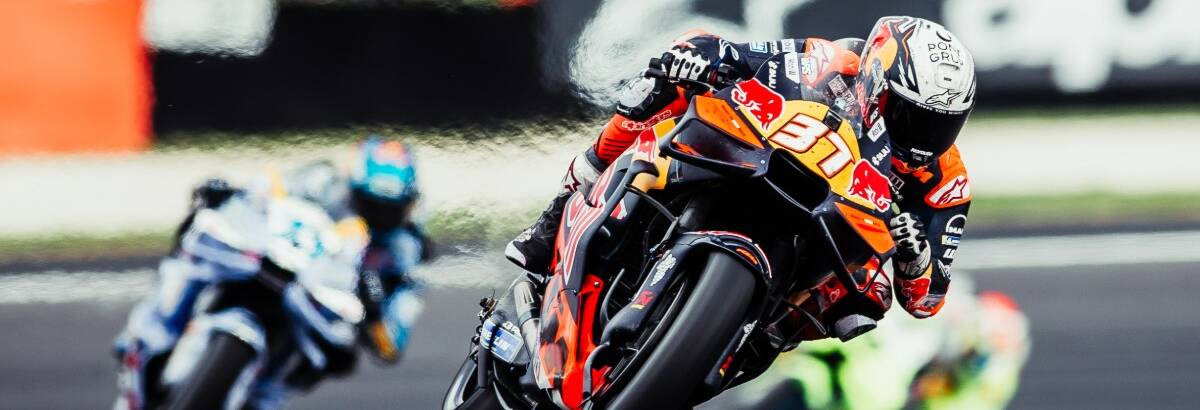 MotoGP: Acosta diz que pilotou em apenas “70%” e mesmo assim terminou sem pneus