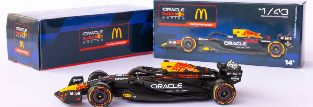 F1: McDonald’s lança miniatura exclusiva de carro da Red Bull para GP de São Paulo
