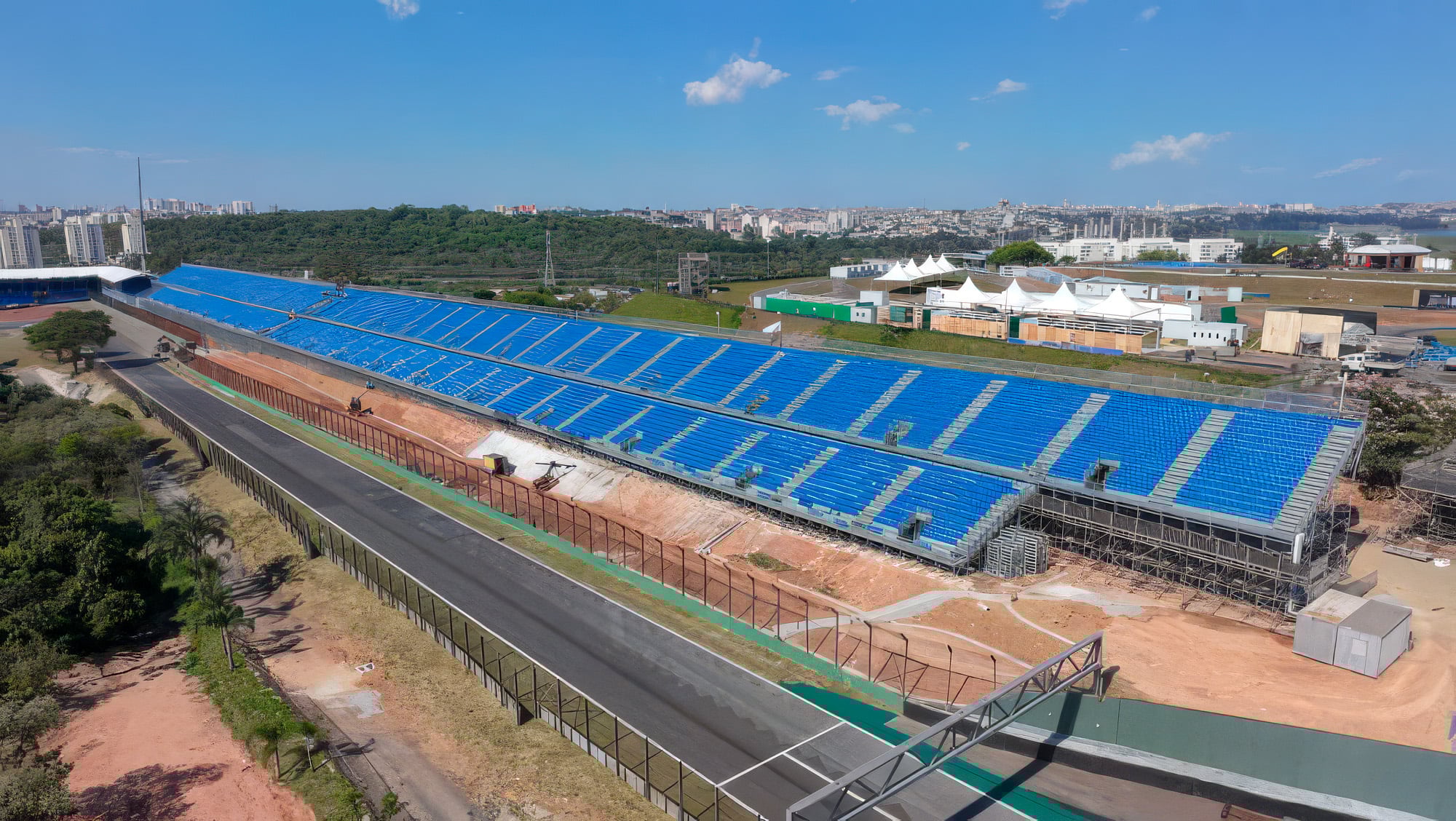 F1: Setor G de Interlagos ganha conforto com arquibancadas usadas nas Olimpíadas de Paris; veja fotos