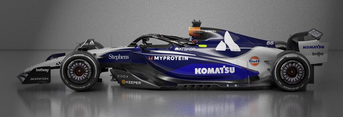 F1: Williams vai ‘retrô’ para Austin com pintura inspirada na temporada 2002