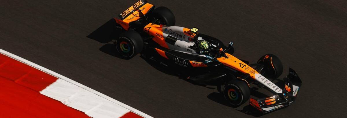 F1: Norris é mais rápido do treino livre único do GP dos Estados Unidos