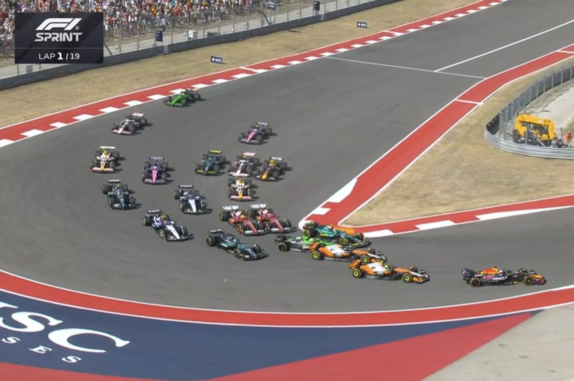 F1: Zak Brown culpa Hülkenberg por batida na largada da Sprint em Austin F1: Zak Brown culpa Hülkenberg por batida na largada da Sprint em Austin