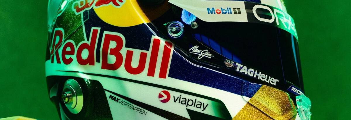 F1: Verstappen apresenta capacete especial para GP de São Paulo