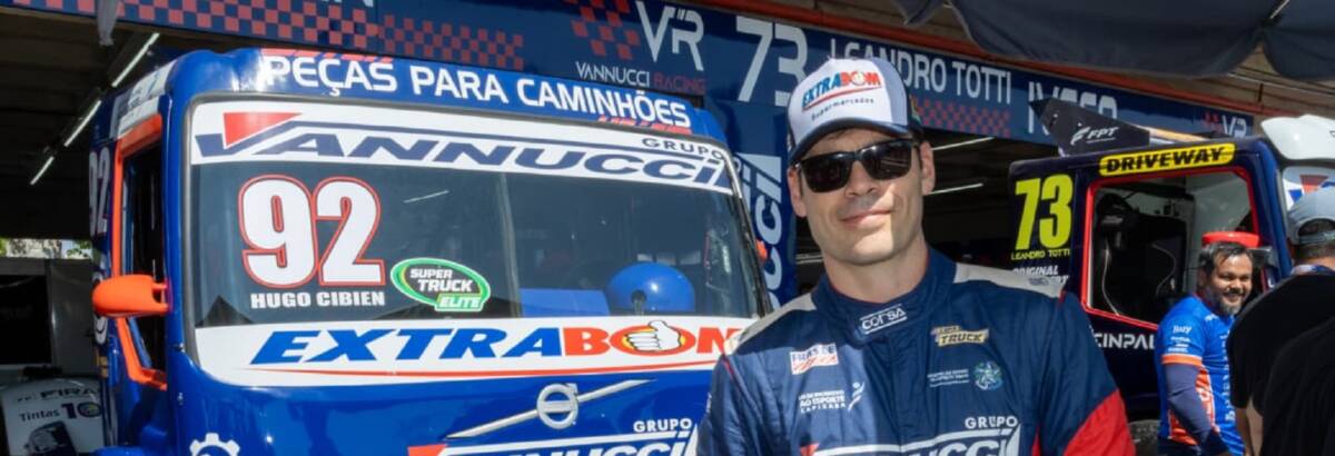 Com quatro pódios na temporada da Copa Truck, Hugo Cibien mira mais uma vitória em Londrina