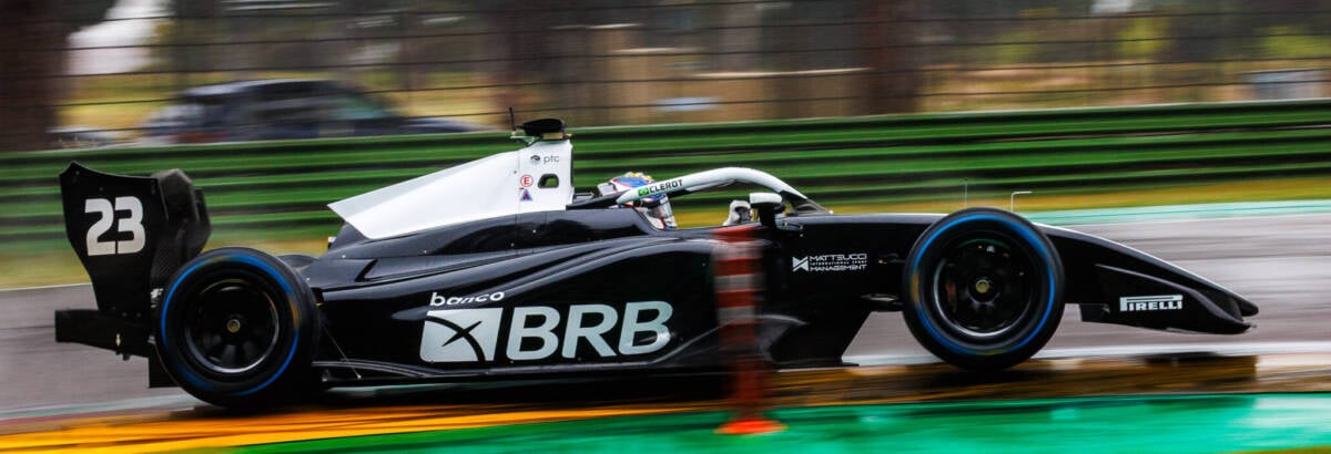 F3: Pedro Clerot é o segundo mais rápido do dia em Ímola após seu primeiro teste na chuva