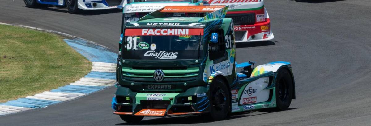 Nic Giaffone conquista pódio em Londrina e segue na disputa por título da Copa Truck
