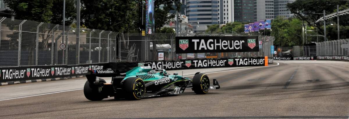 F1: Dupla da Aston Martin fala em carro “difícil de pilotar” em Singapura