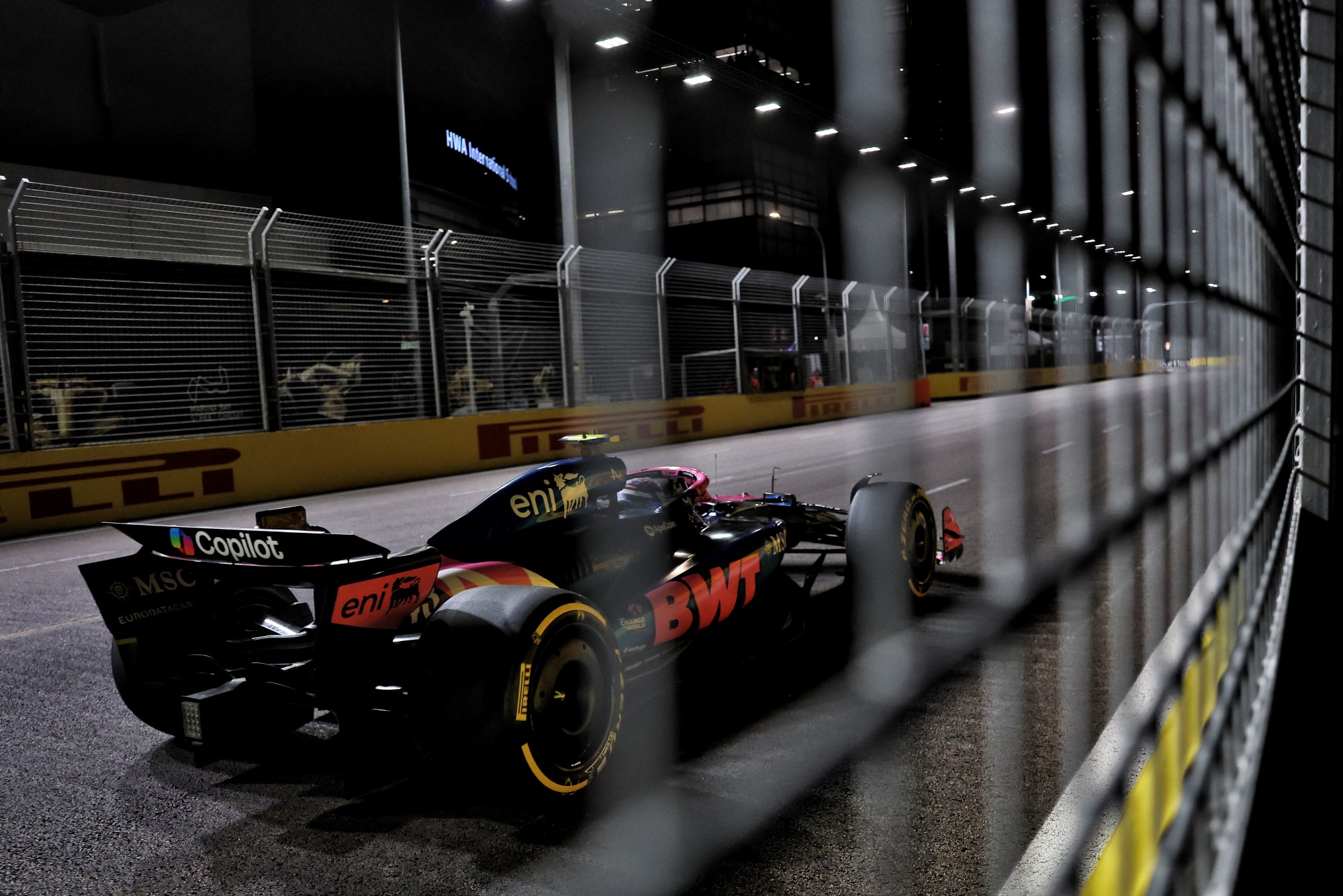 F1: As imagens dos primeiros treinos do GP de Singapura Franco Colapinto (ARG) Alpine F1 Team A525.