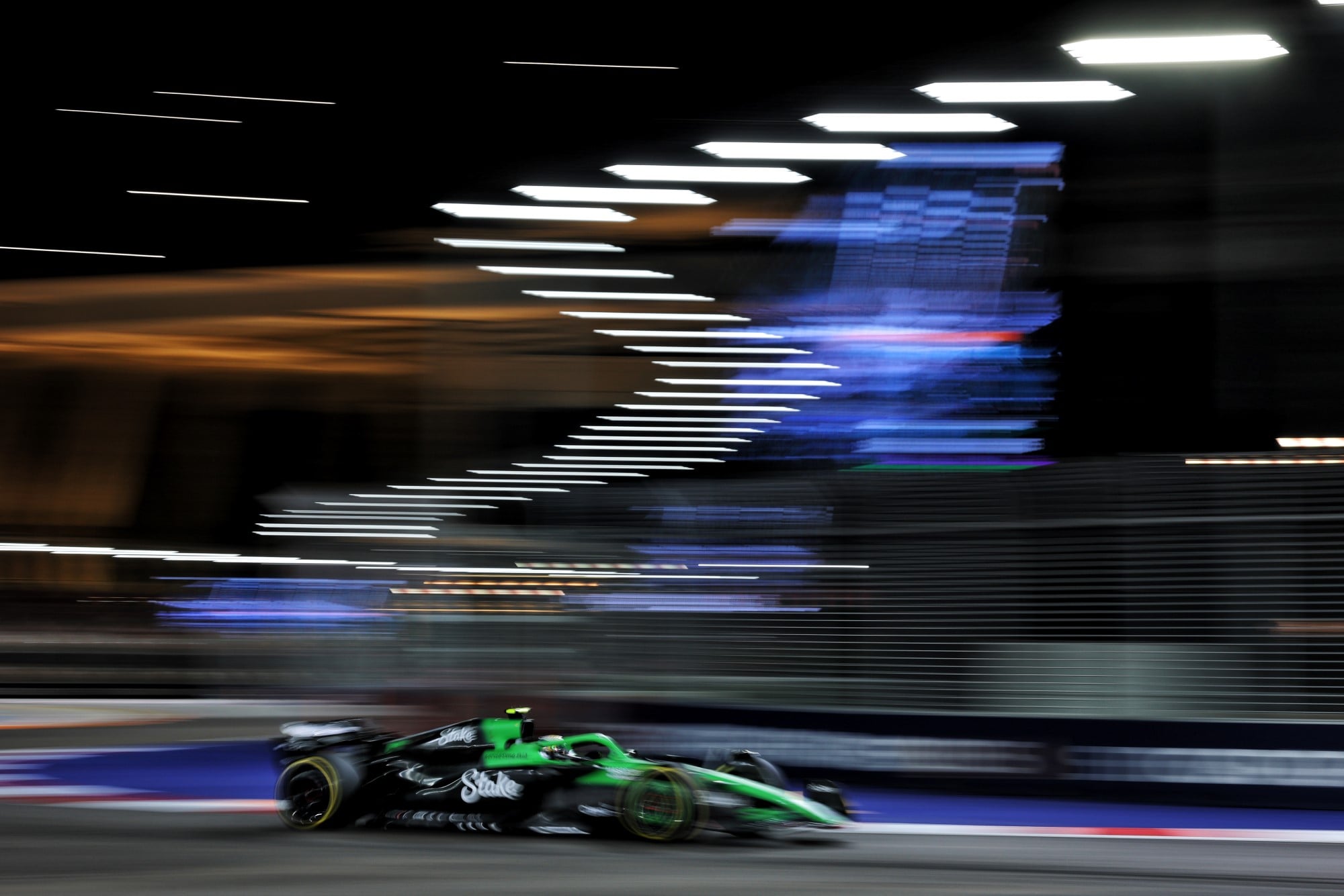 F1: As imagens dos primeiros treinos do GP de Singapura Gabriel Bortoleto (BRA) Sauber C45.