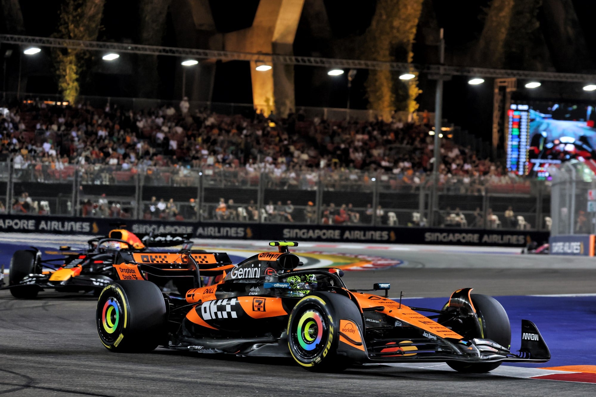 F1: As imagens dos primeiros treinos do GP de Singapura Lando Norris (GBR) McLaren MCL39.