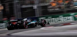 F1: Russell supera Verstappen e fica com a pole position do GP de Singapura